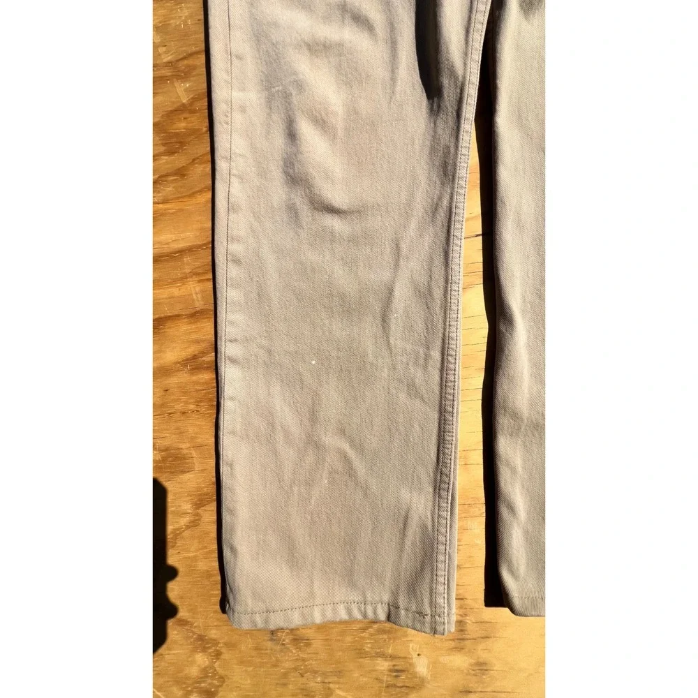 Vintage Levis 501 Tan Khaki Jeans Made in USA Button Fly Straight Leg 36x32